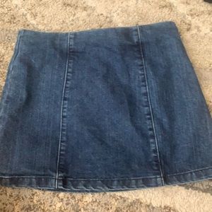 Denim forever 21 skirt: adjustable back